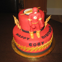 D.c. Comics "the Flash" Birthday Cake 