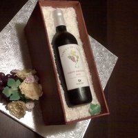 Wine Bottle Birthday Cake Cake for three of my co-workers' birthdays. We work for a wine & spirits importing company. Everything except the label is edible...