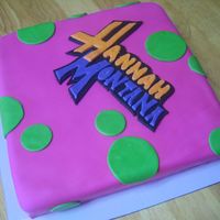 Hannah Montana This was a really fun cake! I had some MAJOR issues with the cake itself, even had to re-bake it. But the fondant was fun!