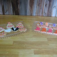 Bridal Shower Cookies Made these for my friends bridal shower. I did them in her wedding colors. It was my first time working with royal icing, so they aren'...