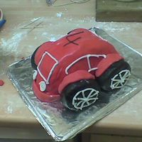 Connors 4Th Birthday Cake When asked what cake he wanted mummy to make for his birthday my car man son answered with the obvious, his only demand was that it was red...