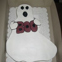 How You Boo'n?!!! Half sheet WASC with buttercream frosting. I made this cake for my daughters class for Halloween. That day I was watching a talk show based...