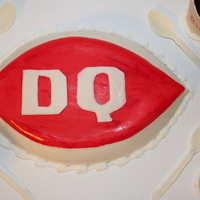 Dq With Coffee Cups And Spoons DQ birthday cake for a man who goes to DQ every morning for coffee and "gossip"