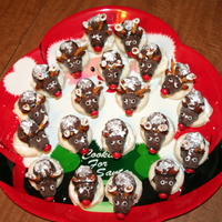 Mr And Mrs Rudolph & The Herd my version of the chocolate covered mice/rudolph cookies