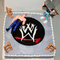 Wwe 6 year old birthday cake