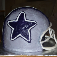Dallas Cowboys Dallas Cowboys helmet cake