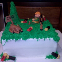 Sleeping Hunter Done for a very avid 15 yr old hunter for his b-day.