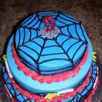 Spiderman Birthday Cake Spiderman Birthday Cake
