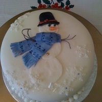 Snowman An Alan Dunn inspired snowman cake
