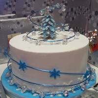 Contemporary Christmas Cake 