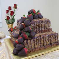 50Th Anniversary German Chocolate Grooms Cake 