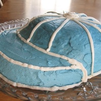 First Cake Ever (Baseball Cap) this is the first cake i ever made without any lessons at all. it looks like crap i know. look at my cakes now to see the improvement