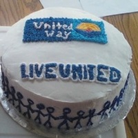 United Way I made this cake and donated it to a United Way LiveUnited silent auction fundraiser. I used the piping gel transfer method to add the...