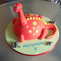 Dinosaur Cake Inspired by Debbie Brown