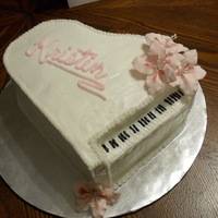 The Piano Cake My first piano cake. Thanks for looking.
