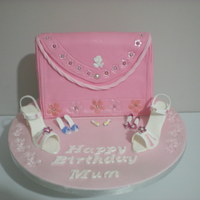 Handbag And Shoes handbag and shoe cake
