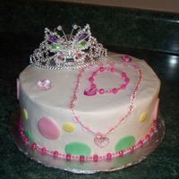 Princess Cake this can be used for a birthday cake, but i made it for a friend to put in a cake auction.