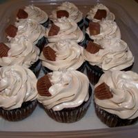 Peanut Butter Cup Cupcakes I wanted to try Swiss meringue buttercream and needed something to put it on! These are chocolate cupcakes, baked around a mini peanut...