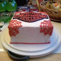 Harley Cake I really like this cake but I need to work on my lettering... if anyone has any tips please leave some :). But other than that it's...
