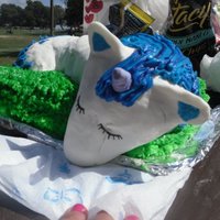 Unicorn I had the worst time with this cake, and could not get the head to stand up. It was for my sister's birthday, everyone at the party...