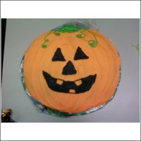 Jack O Lantern Cake made this one for work...