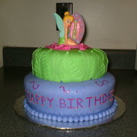 Tinker Bell Cake This cake was made for a little girls birthday.
