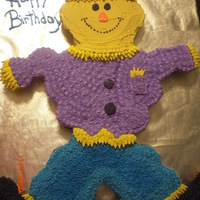 Fall Cupcake Scarecrow cupcakes and buttercream