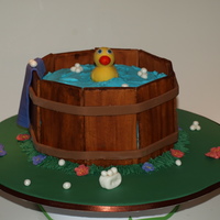 Rubber Ducky Cake Made this for a charity auction for the local Children's Hospital. Big hit! Very fun to make. All fondant and gumpaste decorations,...