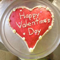Valentine's Day Cake 2011 I took a picture of this cake on Valentine's Day on 2011.