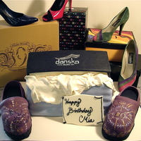 Organic Clog Birthday Cake Clogs and Clog Box, the whole cake is edible as well as Organic. Thanks to all who helped with suggestions on products to use for the...