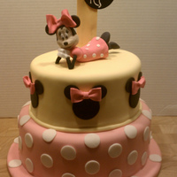 Minnie Mouse Cake Minnie Mouse 1st Birthday Cake