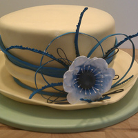 Ky Derby Hat Bridal Shower Cake Bridal Shower Cake for a KY Derby themed bridal shower.