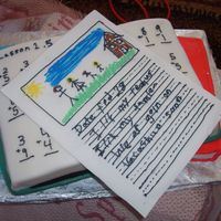 Books I made this for a teacher appreciation dinner, in our school they have the kids keep journals with pictures so I made a page out of...