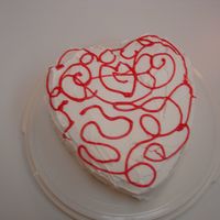 Heart Shaped Valentine Cake 