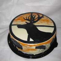 Dads 54Th Birthday This is my version of a beautiful man Hunters cake found on CC. Mine is done with Vanilla Cake, Buttercream filling, with light yellow...