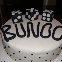 Bunco Cake I made this cake for my mom's bunco group