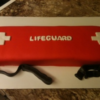 Lifeguard Rescue Tube A friend of mine works for our local public pool as a swim couch/lifeguard. And was training her new lifeguards and wanted a cake for their...