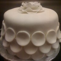 White Petal Cake This was a just for fun cake, I want to bulk up my portfolio for applying to some local cake shops. I had a lot of fun making it, did it...