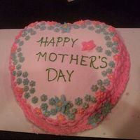 The First Cake I Made For Someone Outside My Family for my co-worker Fran, she needed something to bring to a Mothers Day pot luck party she was attending $$$