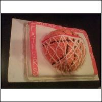 Basketball Father's Day Cake My husband's daddy day cake,I made the mm fondant and it tastes really good! way better than wiltons but I think I goofed the...