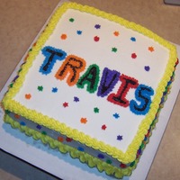 Square Star Practice Cake This is my first attempt at a square cake. I was disappointed in how it came out but I learned alot which is the point, right? I added my...