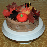 Thanksgiving Basket Cake This was a carrot cake I made for our Thanksgiving. I got the inspiration from a few pictures I saw here on CC. (sorry I don't...