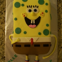 Spongebob Squarepants This is a two layer 9 x 13 chocolate cake with buttercream filling, decorated with marshmallow fondant. Inspired by the many versions of...