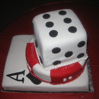 Adrian's Birthday Thanks to Doug for inspiration. I made this for my son's 30th surprise birthday party. Theme was Las Vegas Night. Chocolate cake with...