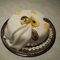 My Third Fondant Covered Cake 
