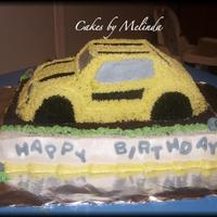 Bubblebee Transformer Cake 