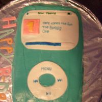 Ipod Cake 2nd cake I did, for my friends birthday; his favorite band is The Beatles!