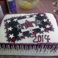 Last Day Of School Cake This was the last day of school cake for a party for kids going into 9th grade next year. New high school. I thought it looked like 4th of...