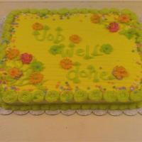 Brag Team Cake I used techniques learned from Wilton class 1 and class 2. I stumbled here and there but the others just loved it.