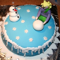 Fun In Snow My first fondant figurine. Before I did it I read a lot on CakeCentral and watched several tutorials on YouTube. I think it isn't THAT...